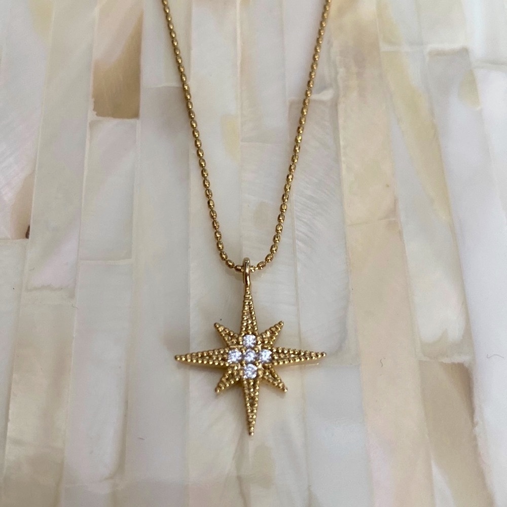 Star pendant necklace. Never worn!